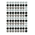 thumbnail image 2 of KLKCMS Perles Entretoises de Rocaille avec Accessoires Outils Cuir PU Pompon Corde Perlée Silicone Noir, 2 of 6