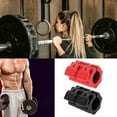 thumbnail image 2 of Hi,Fancy 2pcs Barbell Collars Plastic Barbell Bar Clips Weight Lifting Bar Locks Fixing Tool, Red, 25mm, 2 of 8