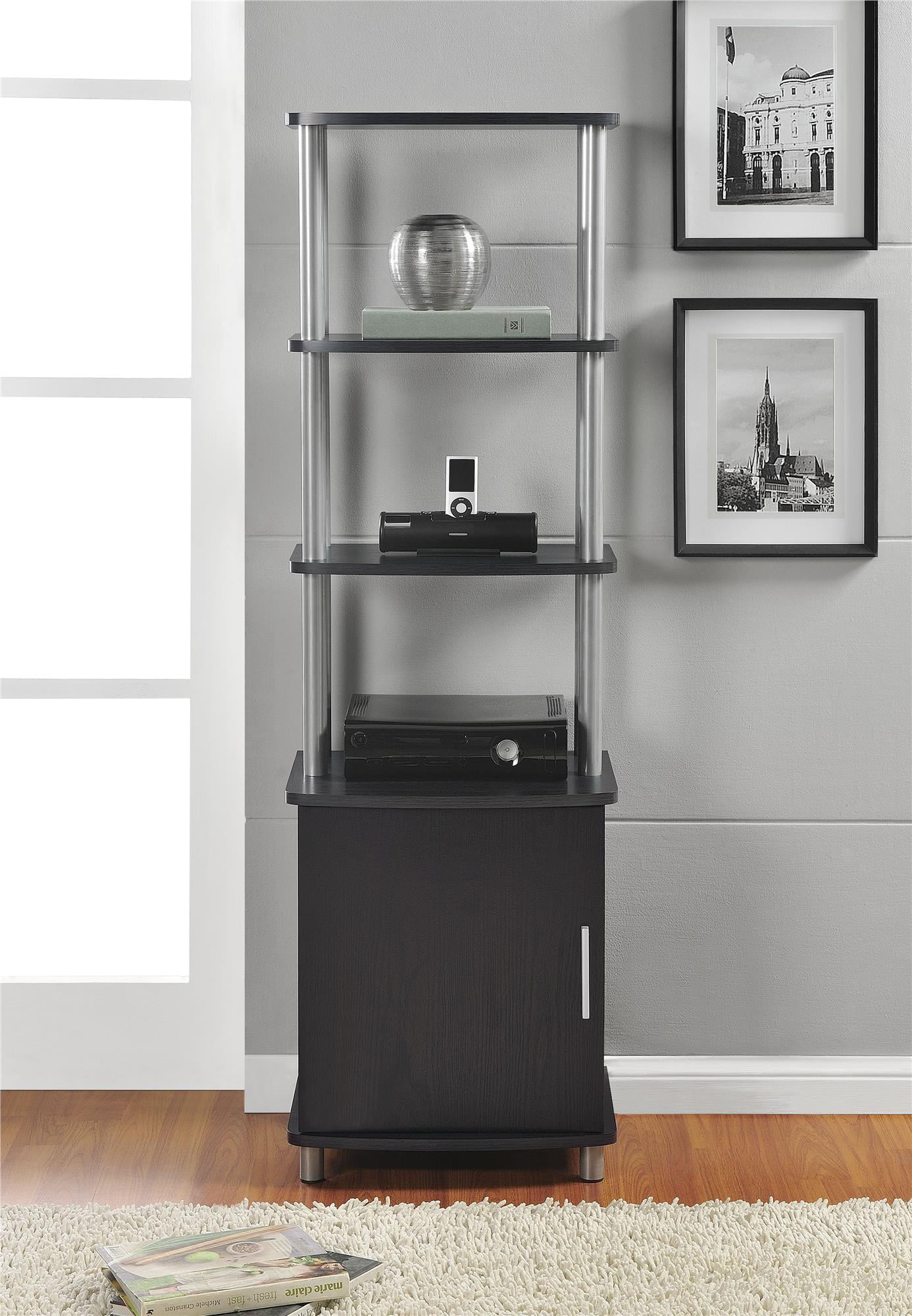 Ameriwood Home Carson Audio Pier Multiple Finishes Espresso Walmart Com Walmart Com