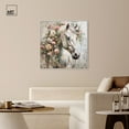 thumbnail image 3 of Dreamscape Horse Canvas Horse Wall Art by Art Remedy, White Frame, 40" x 40", 3 of 7