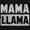 Black, variant on Funny Mama Llama Mothers Day Pun Women's Graphic T Shirt Tees Brisco Brands L