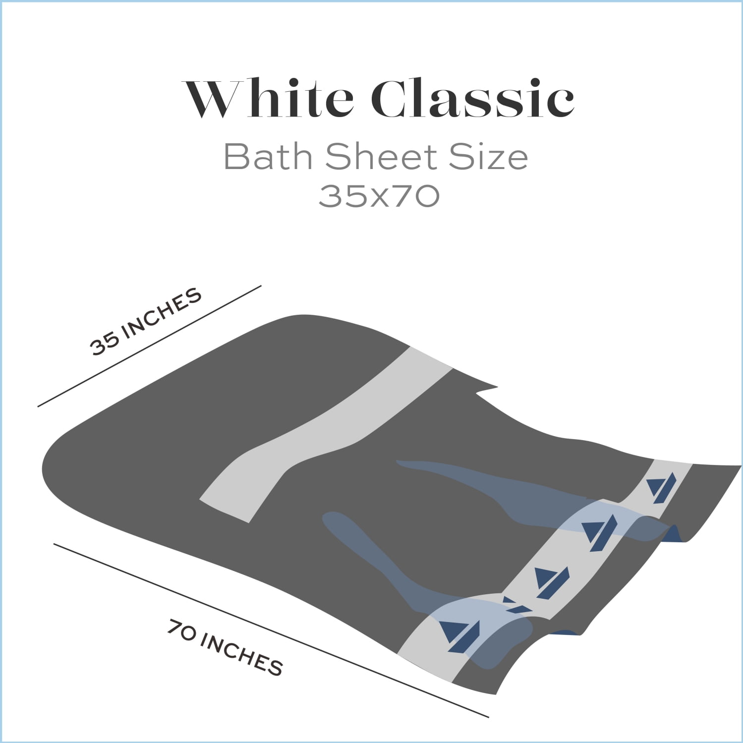 White Classic Luxury Bath Sheet Towels Extra Large, Highly Absorbent Hotel  spa Collection Bathroom Towel, 35x70 Inch