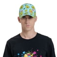 thumbnail image 4 of Balery Cartoon Avocado Gorra de béisbol de tamaño ajustable para correr, entrenar y actividades al aire libre. Gorra de papá para todas las estaciones., 4 of 6