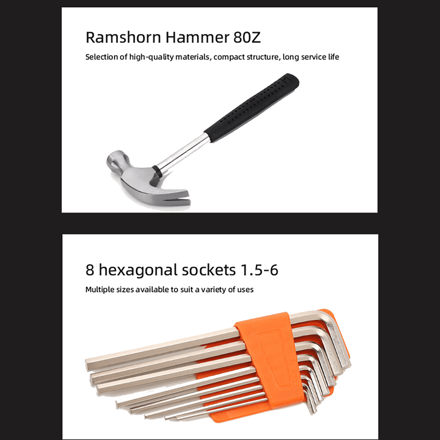 20-piece home tool set, essential repair tools for home and DIY