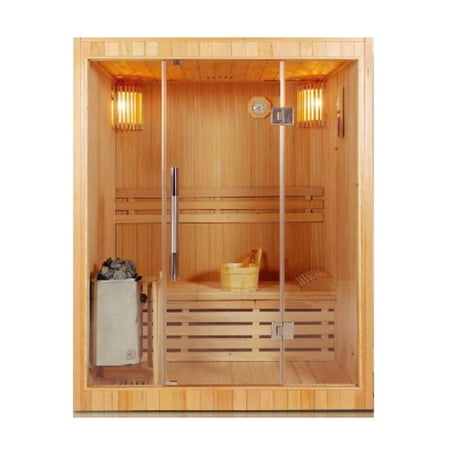 ALEKO Canadian Red Cedar Indoor Wet Dry Sauna - 3 kW ETL Certified Heater - 3 (Best Patio Heaters Canada)