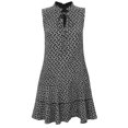 thumbnail image 4 of Puliio Summer Dresses for Women Sleeveless Collared V Neck Geometric Print Tiered Flowy Casual Mini Dress, 4 of 4