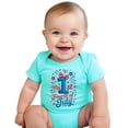 thumbnail image 2 of My 1st Fourth of July Baby Bodysuit Patriotic Stars & Stripes Outfit for Girls First 4th Chill Bodysuit 6 Months, 2 of 7