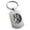 Silver, variant on Stainless Steel Janus Greek God of Beginnings Engraved Dog Tag Keychain Keyring