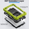 thumbnail image 2 of XYX For Lenovo Tab M8 4th Gen Case 8 inch 2024/2023, 360 Rotating Shockproof Cover with Stand, Screen Protector, Shoulder Strap, Lime, 2 of 7
