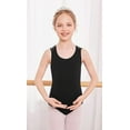 thumbnail image 3 of Oudiya Girls Leotards Gymnastic Ballet Dancewear Criss Cross Straps Sleevless Tank Outfits for Kids 4-12Y, 3 of 7