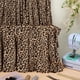 thumbnail image 4 of Tela Velboa con estampado de leopardo de 2,1 yardas, 66,9 pulgadas de ancho, color chocolate, poliéster, para coser, manualidades, costura, accesorios de ropa, por yarda., 4 of 5