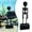 Black, variant on Clearance Halloween Dancing Skeleton Aquarium Bubbler, Action Skeleton Aquarium Ornament, Fish Aquarium Decor, Air-Driven Moving Skeleton Fish Tank Bubbler Decoration for Fresh & Saltwater Aquariums
