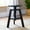 Black, variant on Guidecraft Adjustable Drafting Wooden Stool-Natural: Drafting Chair for Kids, 16”-18” Inch Swivel Stool for Kids' Art Studio Furniture | Toddler Chair for Drawing, Painting, and Crafting