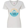 thumbnail image 3 of Inktastic Sarasota Florida Vacation Travel Women's V-Neck T-Shirt, 3 of 5