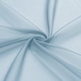 thumbnail image 5 of MKHILL 24 Inch Short Sheer Curtains 2 Panels, Light Filtering Voile Drapes for RV Camper Laundry Over Sink, Rod Pocket Small Window Panels, Each 42" W x 24" L, Sky Blue, 5 of 8