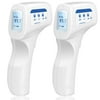 HealSmart Digital Thermometer Body & Object Non-touch Professional Temperature Measurement with Memory Function for Business & Home, 2-Pack