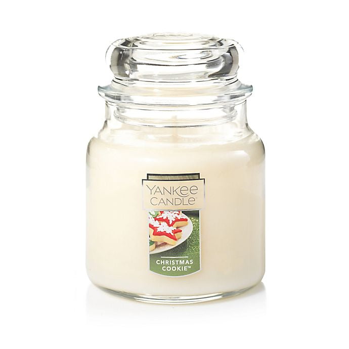 Yankee Candle Christmas Cookie Medium Jar Candle,Food /& Spice Scent