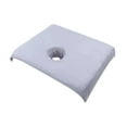 thumbnail image 3 of Xuanheng Massage Table Towel Face Pad Professional Beauty Salon Towel Face Hole Towel grey, 3 of 8