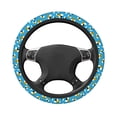 thumbnail image 3 of Kll Car Steering Wheel Cover, Universal 15 Inch, Soft Elastic And Comfortable,Car Accessories Decorations-Flying Bees, 3 of 8