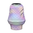 thumbnail image 2 of Haiem Fish Scale1 Baby Nursing Cover & Nursing Poncho - Multi Use Cover for Baby Car Seat Canopy, Stroller Cover, 360°Full Privacy Breastfeeding Coverage, 2 of 9