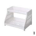 thumbnail image 4 of Desk Shelf,Double Layer Desktop Storage Rack Makeup Desk Organizer,Kawaii Storage Desktop Organizer for Your Desk Space,Home Office Free Standing Shelf for Office, Dormitory, Home, 4 of 8