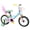 Blue, variant on RULLY 12" Kids Bike for 2 3 4 Years Girls 33-41 inch Tall, Girls Toddler Bicycle with Training Wheels, Doll Bike Seat & Coaster Brake, Rainbow Bike, Macarons