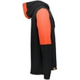 thumbnail image 4 of Holloway Sportswear M All-American Team Hoodie Black/Orange Heather 222581, 4 of 5