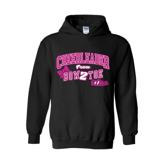 MmF - Women Sweatshirts and Hoodies, up to Size 5XL - Cheerleader Bow 2 Toe