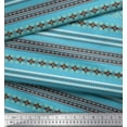 thumbnail image 3 of Soimoi Rayon Crepe Fabric Aztec Southwestern Printed Craft Fabric by The Yard 46 Inch Wide, 3 of 3