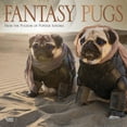 thumbnail image 1 of Fantasy Pugs | 2023 12x24 Inch Square Wall Calendar, 1 of 8
