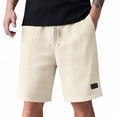 thumbnail image 5 of FUZHIQ Men's Gym Shorts with Pockets Elastic Waist Solid Plus Size Shorts Quick-Dry Lightweight Summer Walking Shorts Solid Splice Pocket,XXL, 5 of 7