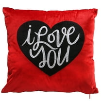 Valentines Day 16" “I Love You" throw pillow by National Tree Company