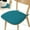 💕Blue_Base#567, variant on Chair Cushion Corduroy Thickened Seat Pad | Soft Furry Winter Office Comfort | Removable Washable Cover | Anti-slip Straps | 43x41x3cm | 1Pc | Multi Colors