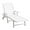 White, variant on VINGLI HDPE Outdoor Chaise Lounge Chair with Wheels, Patio Lounge Chairs with 5-Position Adjustable Backrest, Chaise Lounge for Outside Pool Poolside Deck Backyard Lawn