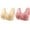 Beige 1, variant on 2 PCS Women's Wireless Push up Bra Comfy Light Liftup Bras Breathable Seamless Front Button Bralettes