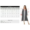 thumbnail image 4 of Aibrou Women Nightgown Long Loose Zipper Front Housecoat Sleepwear Houedress with Pockets Long Sleeve，Mulit-color, 4 of 8
