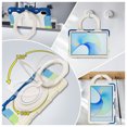 thumbnail image 4 of FJLBDE Case for Honor Pad X10 Pro 11.5 inch (2026) with 360 Kickstand, Shoulder Strap Carrying Protective Cover, Multicolor Blue, 4 of 6