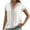 White, variant on TKLPEHG Womens Short Sleeve Tops V-Neck Lace Stitching Shirt Short Sleeve T Shirts Going Out Tops Summer Loose Shirts Fashion Casual Solid Color Blouses (White,XXL)