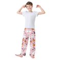 thumbnail image 2 of FORMRS Boys Pajama Pants with Pockets Size 6-8Y Kids Lounge Sleep Bottoms, Pink Halloween Ghosts, 2 of 8