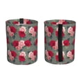 thumbnail image 2 of Naloa Rose Flowers Car Trash Can Garbage Car Accessories Trash Can Car Waste Bin for for Driver and Passenger Any Vehicle, 2 of 7