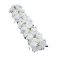thumbnail image 4 of Arreglo floral con flores artificiales, hilera de flores 3D realistas, flores de seda para bodas, manualidades, decoración artística para eventos, 4 of 8