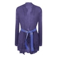 thumbnail image 5 of Sngxgn Women Deep V-neck Backless Halter Underwear Jumpsuit Lace Gauze Lingerie(Blue,XXXL), 5 of 5