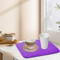 thumbnail image 1 of Tapete para secar platos Mantel individual Multifunción Fácil de limpiar Fácil almacenamiento Antideslizante Secado rápido Tapete para platos para Violeta Macarena Almohadilla para secar platos, 1 of 8