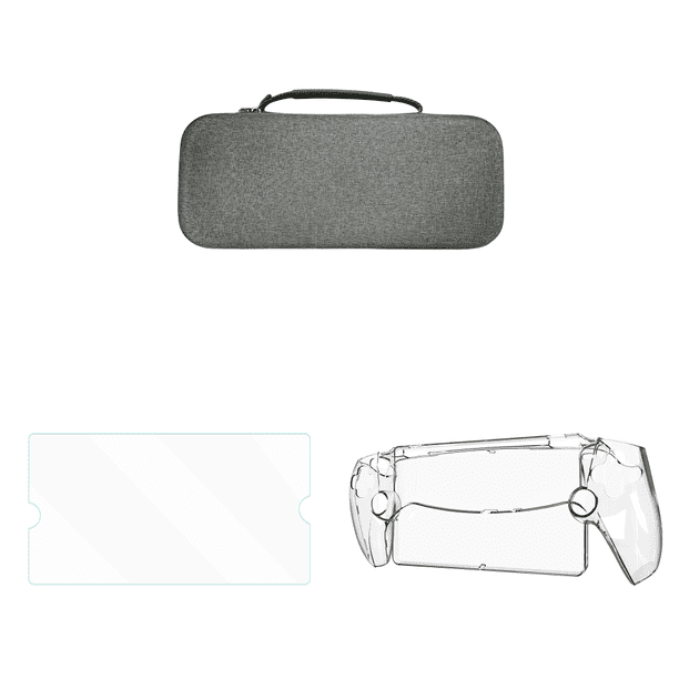 Estuche rígido de EVA a prueba de golpes con bolsillo de malla para Portal PS5