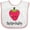 White and Pink, variant on Inktastic Cute Strawberry Strawbaby Boys or Girls Baby Bib