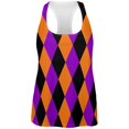 thumbnail image 1 of Halloween Court Jester Costume All Over Womens Work Out Tank Top, 1 of 2