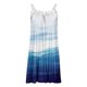 thumbnail image 4 of ICHUANYI Clearance Women Plus Size CasualPrinted Round-Neck Short Sleeve Loose Knee-Length Dres(Blue, M) ICHUANYI WER2023080916209, 4 of 4