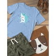 thumbnail image 3 of Grinning Shark Kids Art T-Shirt Toddler -Image by Shutterstock,  4 Toddler, 3 of 4