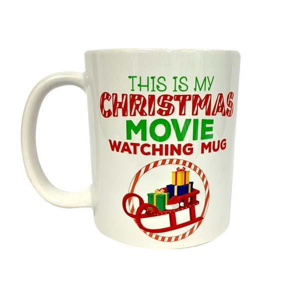 This Is My Christmas Movie Watching Mug 11 oz Coffee Xmas Drinkware Present Gift