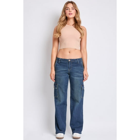 Women's Straight Leg Cargo Skater Jeans